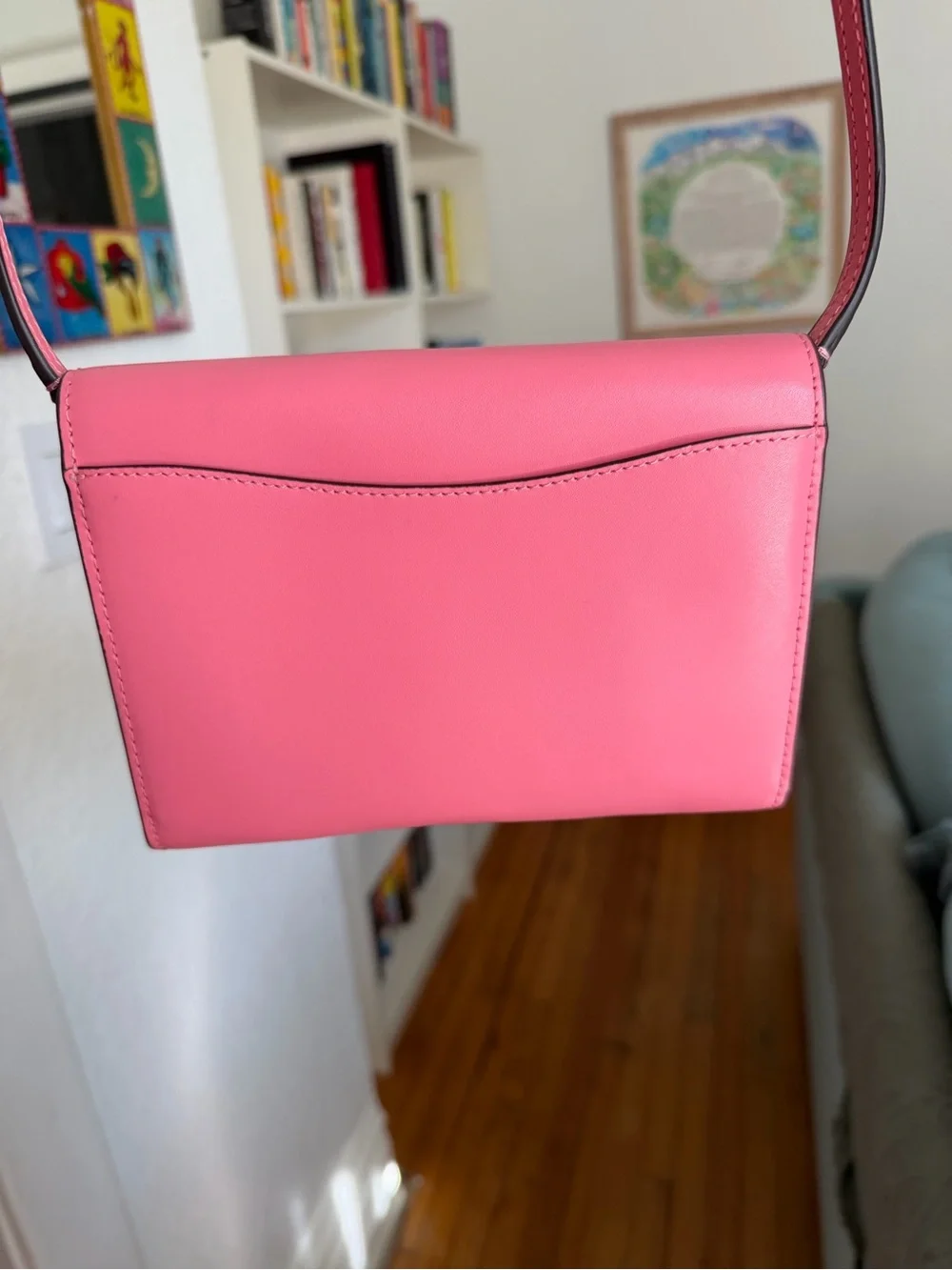 kate spade Pink Leather Flap Crossbody Bag